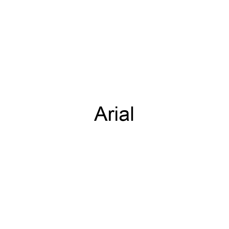 Písmo Arial N