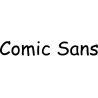 Písmo Comic Sans MS